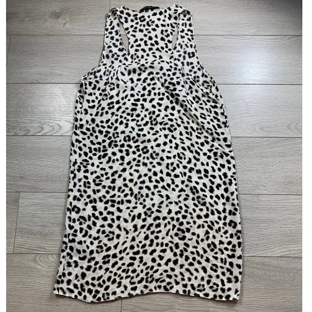 Alexander Wang Silk Animal Print Mini Dress